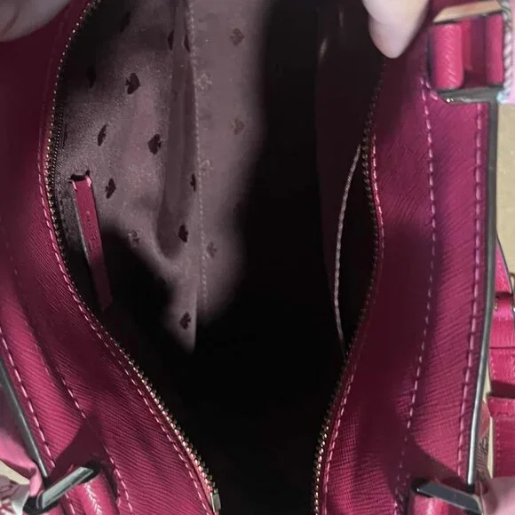 Kate Spade New York Medium Satchel Handbag in Fuchsia - Picture 5 of 16